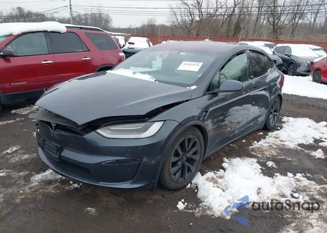 2023 Tesla Model X Dual Motor All-Wheel Drive/Standard Range from USA, damaged, VIN 7SAXCDE59PF381086